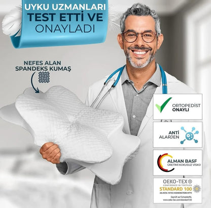 Eluna™ Ergonomik Yastık | Derin ve Destekli Uyku